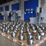 Thermal Spray Coating Balls at Facility